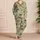 Green Farm Animals and Tractor for Cozy Country Living and Little Farm Helper Gifts Satin Pajamas Set - 4