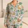 Playful Dinosaur Fireworks for Summer Celebrations and Fourth of July Fun for Kids Satin Pajamas Set - 1