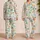 Playful Dinosaur Fireworks for Summer Celebrations and Fourth of July Fun for Kids Satin Pajamas Set - 2