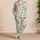Playful Dinosaur Fireworks for Summer Celebrations and Fourth of July Fun for Kids Satin Pajamas Set - 4