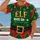 Elf Mode Holiday Belt And Jingle Bell Motifs For Christmas Party Cheer And Cozy Winter Fun All-over Print Unisex T-shirt - 2