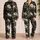 Ivory Botanical Flourishes for Elegant Coastal Getaways and Relaxed Evening Lounging Satin Pajamas Set - 2