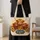 Highland Cow Trio and Sunflowers for Rustic Autumn Farm Lovers and Cozy Fall Days Quilted Tote Bag - 4
