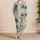 Vintage Octopus And Antique Nautical Maps For Coastal Vacation Style Satin Pajamas Set - 4