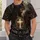 Radiant Thorn Crown Cross for Faithful Devotion and Everyday Christian Lifestyle Wear All-over Print Unisex T-shirt - 6