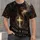 Radiant Thorn Crown Cross for Faithful Devotion and Everyday Christian Lifestyle Wear All-over Print Unisex T-shirt - 1