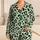 Mint Green Abstract Camo Shapes for Coastal Summer Escapes and Relaxed Beach Days Away Satin Pajamas Set - 1