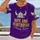 Viking Helmet Purple And Gold Fanwear For Game Day And Everyday Casual Style All-over Print Unisex T-shirt - 2