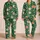 Tropical Palm Leaves and Hibiscus for Relaxed Island Getaways and Summer Lounging Satin Pajamas Set - 2