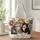 Three Tabby Cats with Floral Patchwork for Cozy Cat Mom Gifts and Everyday Errands Quilted Tote Bag - 1
