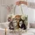 Three Tabby Cats with Floral Patchwork for Cozy Cat Mom Gifts and Everyday Errands Quilted Tote Bag - 5