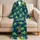 Lime Green Octopus Underwater Style for Tropical Beach Adventures Satin Pajamas Set - 5