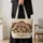 Hedgehog Family With Daisies for Woodland Walks and Nature-Loving Gift Giving Quilted Tote Bag - 4