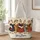 Colorful Farm Hens in Floral Dresses for Country Living and Chicken Lover Gift Giving Quilted Tote Bag - 1
