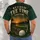 Retired Tee Time Golf Sunset Scene for Relaxed Weekend Course Days and Leisure All-over Print Unisex T-shirt - 4