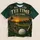 Retired Tee Time Golf Sunset Scene for Relaxed Weekend Course Days and Leisure All-over Print Unisex T-shirt - 5