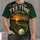 Retired Tee Time Golf Sunset Scene for Relaxed Weekend Course Days and Leisure All-over Print Unisex T-shirt - 1