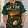 Retired Tee Time Golf Sunset Scene for Relaxed Weekend Course Days and Leisure All-over Print Unisex T-shirt - 6