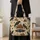 Halloween Raven and Pumpkin Gothic Autumn Style for Spooky Season Gift Lovers Quilted Tote Bag - 4