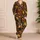 Golden Autumn Leaves, Pine Cones And Berries For Cozy Seasonal Escapes Satin Pajamas Set - 4