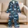 Whale and Coral Ocean Scene for Relaxing Coastal Getaways and Sea Lovers Satin Pajamas Set - 5