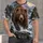 Brown Bear in Mountain Rapids for Wilderness Adventure and Outdoor Nature Lovers All-over Print Unisex T-shirt - 1