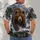 Brown Bear in Mountain Rapids for Wilderness Adventure and Outdoor Nature Lovers All-over Print Unisex T-shirt - 4