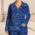 Neon Cyberpunk Interface Lines for Coastal Getaways and Futuristic Nightlife Escapes Satin Pajamas Set - 1