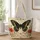 Black Swallowtail Butterfly and Poppy Blooms for Spring Nature Lovers and Garden Gifts Quilted Tote Bag - 1