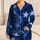 Luminous Neon Stars Beneath a Deep Blue Cosmos for Relaxing Coastal Getaways and Men Satin Pajamas Set - 1