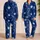 Luminous Neon Stars Beneath a Deep Blue Cosmos for Relaxing Coastal Getaways and Men Satin Pajamas Set - 2