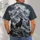 Majestic Stag Among Snowy Alpine Peaks for Wilderness Weekends and Outdoor Gift Giving All-over Print Unisex T-shirt - 4
