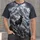 Majestic Stag Among Snowy Alpine Peaks for Wilderness Weekends and Outdoor Gift Giving All-over Print Unisex T-shirt - 1