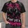 Black Boxing Gloves with Pink Wraps for Fight Night Training and Champion Mindset Gift All-over Print Unisex T-shirt - 1
