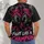 Black Boxing Gloves with Pink Wraps for Fight Night Training and Champion Mindset Gift All-over Print Unisex T-shirt - 4