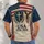 Patriotic Eagle Cross And Flag Motifs For Independence Day Football Game Gatherings All-over Print Unisex T-shirt - 4