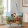 Colorful Chicken Coop and Rooster Garden Scene for Farmhouse Lovers and Animal Fans Quilted Tote Bag - 1