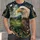 Majestic Eagle Over Golf Course for Weekend Fairway Leisure and Outdoor Sports Fans All-over Print Unisex T-shirt - 1