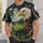 Majestic Eagle Over Golf Course for Weekend Fairway Leisure and Outdoor Sports Fans All-over Print Unisex T-shirt - 6