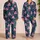 Pink Octopus and Ocean Friends for Playful Summer Beach Days, Gifts for Sea Life Fans Satin Pajamas Set - 2