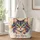 Vibrant Rainbow-Eyed Cat Portrait for Summer Days and Thoughtful Animal Lover Gifts Quilted Tote Bag - 1