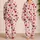 Burgundy And Cherry Heart Motifs For Cozy Winter Evenings And Sweet Valentine Moments Satin Pajamas Set - 2
