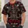 Skull Football Player Red Zone Art for Game Day Fans and Halloween All-over Print Unisex T-shirt - 6