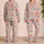 Cute Pastel Dinosaurs with Cozy Prehistoric Charm for Women and Dino Lovers of All Ages Satin Pajamas Set - 2
