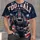 American Football Patriot Scene for Game Day Tailgates, Parties and Sports Fans All-over Print Unisex T-shirt - 1