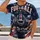 American Football Patriot Scene for Game Day Tailgates, Parties and Sports Fans All-over Print Unisex T-shirt - 2