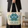 Colorful Paw And Leaf Motif For Pet Lovers And Fourth Of July Holiday Celebrations Quilted Tote Bag - 4