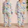 Cute Colorful Axolotl Friends for Cozy Summer Nights and Cheerful Gifts for Her Satin Pajamas Set - 2