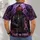 Pumpkin Knight and Pink Ribbons for Halloween Awareness in October All-over Print Unisex T-shirt - 4