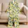 Lemon Citrus and Green Leaves for Cozy Summer Lounging and Relaxed Days at Home Satin Pajamas Set - 5